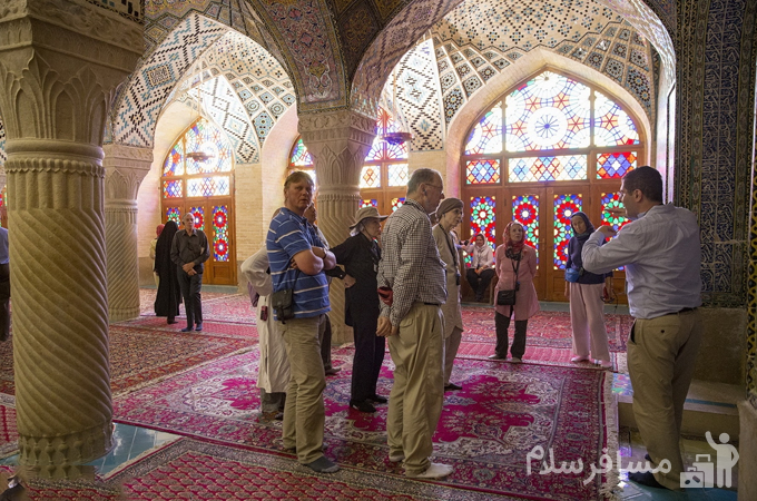 توریست های خارجی در شیراز