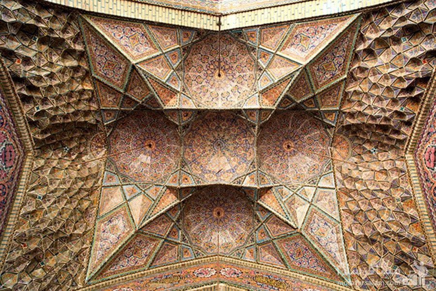 سقف مسجد نصیرالملک