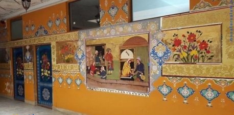 راهرو هتل سنتی ابن سینا اصفهان