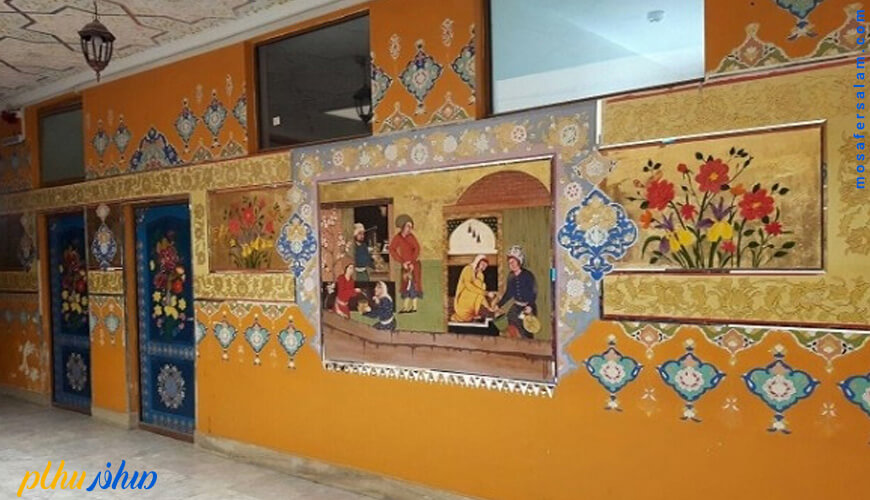 راهرو هتل سنتی ابن سینا اصفهان