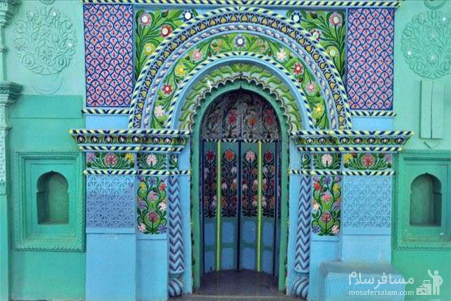 نقش و نگارهای مسجد رنگونی ها