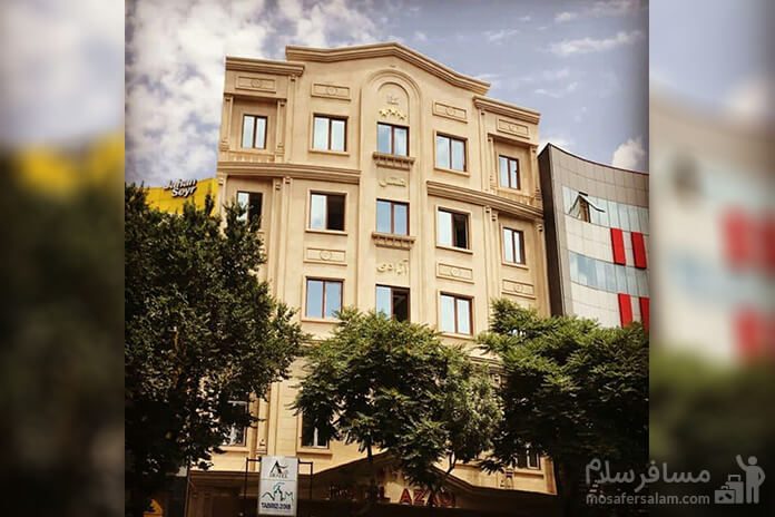 هتل آزادی تبریز، نمای بیرون
