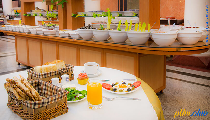 رزرو صبحانه هتل قصر طلایی